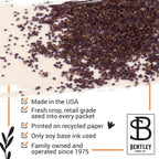 Bentley Seed Co. | Celebration of Life Funeral Favors for Guests | Non-GMO, Non-Coated Flanders Poppy Seed Packets in Our Hearts Forever and Always | Sentimental Memorial Service Gift | Pack of 25