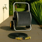30ft Lightweight Flexible Garden Hose,Non-Slip Handles,Non-kink Hose,Solid Brass Fitting for Boats, RV Water Hose,Marine Washdown,Lawn,Garden,Leakproof TPE Hose(GreenBlack, 30 FT)