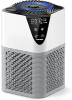 Air Purifiers for Home Large Room up to 1750 Sq Ft, H13 True HEPA Filter Air Purifiers for Bedroom Smoke/Pet Dander/Pollen, 25dB Quiet for Home,Bedroom,Office (Ivory White & Haze Gray)