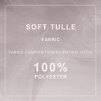 Grey Tulle Fabric Roll Spool Bolt (54 Inch by 40 Yards) Large Tulle Wedding Party Decoration, Tutu Skirt, Table Runner, Gift Wrapping, Bridal Shower, Soft & Drape (Gray)