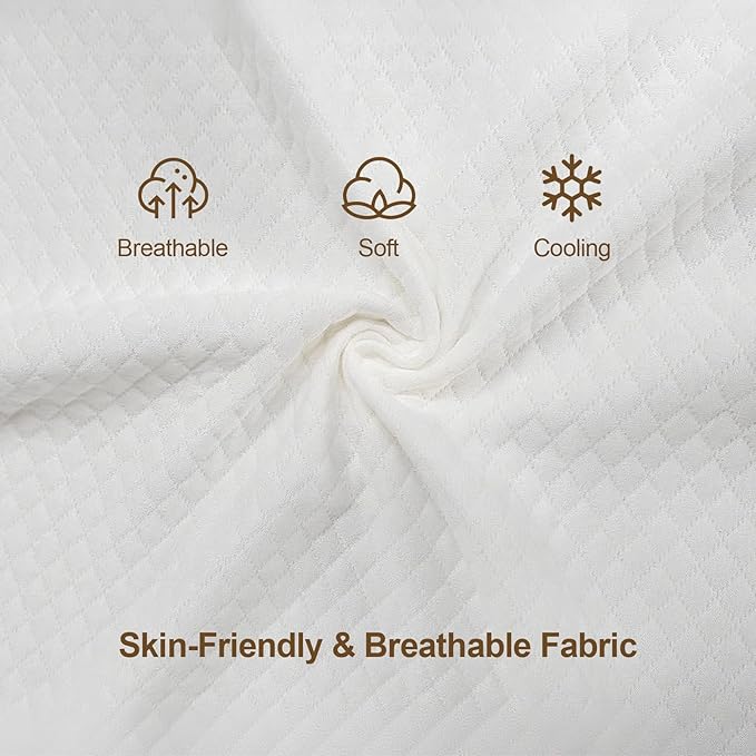6 Inch King Size Mattress in a Box,Memory Foam Mattress for Comfort Sleep, Cooling Night Sleep & Pressure Relief, Ships Compressed (6", King)
