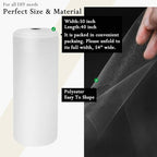 IONTACH White Tulle Fabric Rolls 54 Inch by 40 Yards Fabric Tulle Bolt for Wedding Christmas Decorations DIY White Tutu Baby Shower Table Skirt Ceiling Decor Birthday Party Craft Supplies