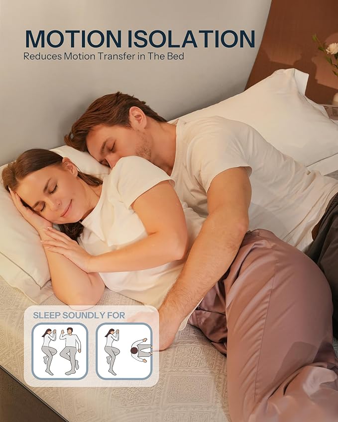 8 Inch Full Mattress, Cooling Memory Foam Full Size Mattress, Motion Isolation in Made in USA Mattresses in a Box, Fiberglass Free, Medium Firm, CertiPUR-US Certified, Pressure Relief, CY-8-F
