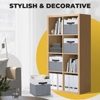 Criusia Large Storage Cubes -6 Set Closet Organizers Bins for Clothes -13 inch Fabric Storage Baskets for Shelves, Cube Organizer/ Toy Storage Organizer/ Dorm Room Essentials/ House warming Gift
