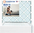 Filters Fast 14x30x1 Air Filter MERV 11, 1" AC Furnace Air Filters, Made in the USA, Actual Size: 13.75"x29.75"x0.75, 6 Pack