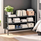 KANAV Expandable Shoe Rack Organizer – 3-Tier Shoe Shelf for Closet, Entryway & Front Door – Space-Saving Shoe Storage Solution