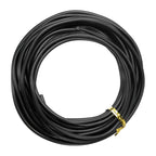 Bonsai Training Wire, 3.5mm x 32.8 ft Anodized Aluminum Floral Plant Training Wire Bendable Metal Stems Accessories for Gardening Branch Fixing Crafts (Black)