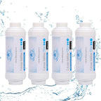 Yoption Calcium Inhibitor Filter, Outdoor Misting System Filter, for Preventing Scale Buildup and Clogging of Garden Patio Misters - 4 Pack