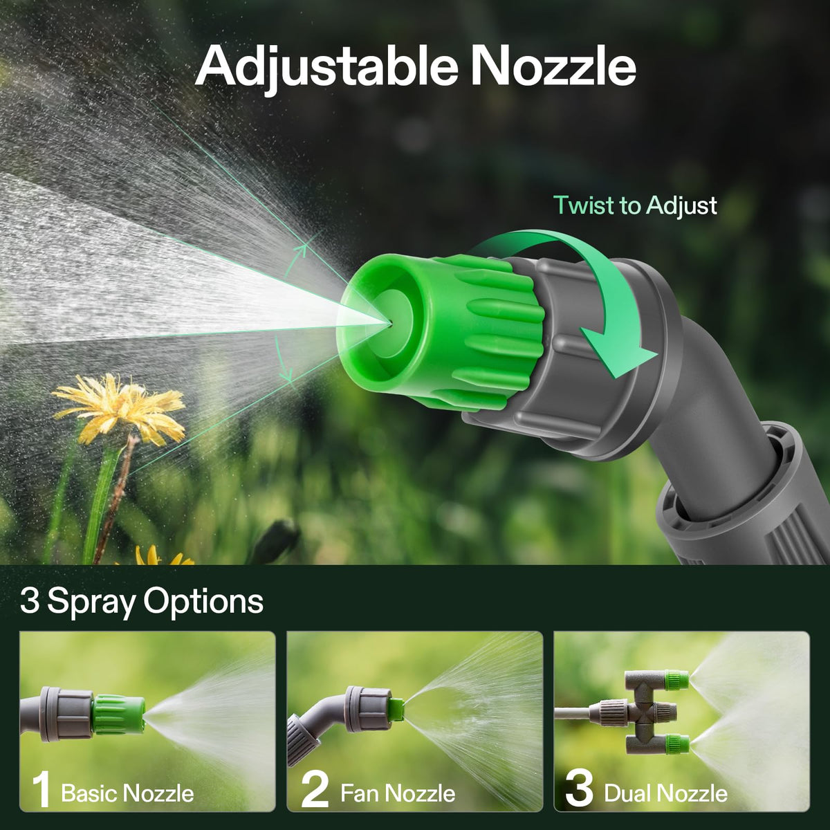 VIVOSUN 1 Gal/4L Pump Sprayer, Garden Water Sprayer