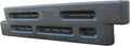 Playsafer Playground Edging Border -12" High Plastic Interlocking Timber for Playgrounds, and Play-Areas - Black - 52" L X 4" W X 12" H (6 Pack)