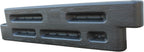 Playsafer Playground Edging Border -12" High Plastic Interlocking Timber for Playgrounds, and Play-Areas - Black - 52" L X 4" W X 12" H (6 Pack)