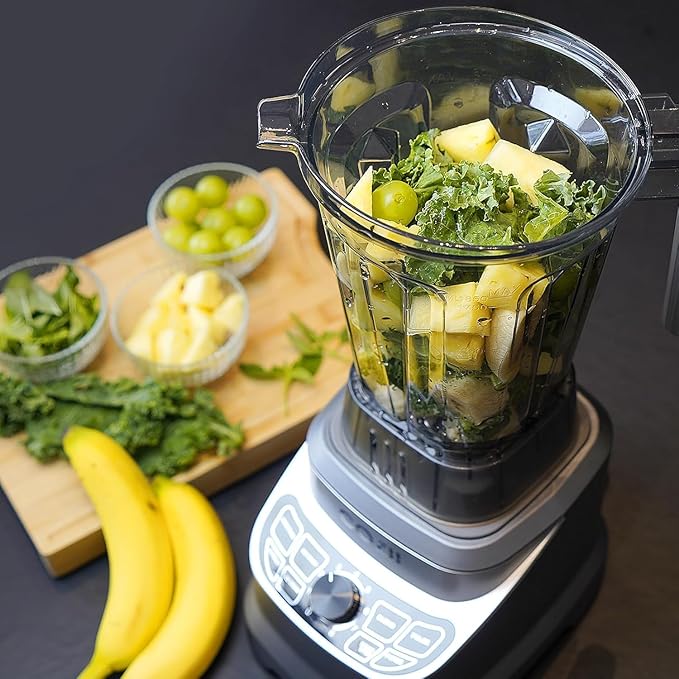 COZII Professional Plus Blender,2000W Peak Watts,Countertop Blenders for Kitchen, 64 Oz Pitcher/21-Oz To-go Cup,7 Preset Programs and Total Crushing Technology for for Smoothies Ice and Frozen Fruit