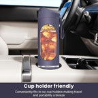 Portable Personal Electric Blender，500ML Portable Shakes and Smoothies Blender，Small Blenders、Mixing、Compact、Convenient and Versatile(Purple)