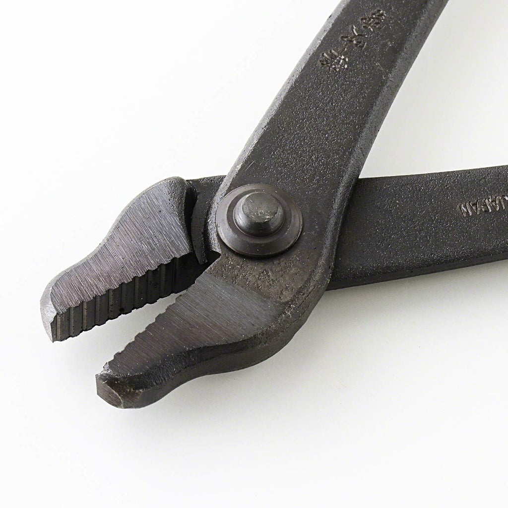 Wazakura Hanafubuki Hand Forged Bonsai Pliers MADE IN JAPAN 8.25inch(210mm), Bonsai Training Wire Plier, Japanese Garden Tool- Black