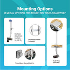 Scott Aerator Aquasweep Dock Mount - 1/2 Horse Power 115V 100 Feet Cord - Water Circulator | Water Agitator | Water Mover