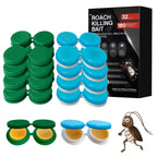 32 Pack Cockroach Gel Bait, Highly Effective Roach Gel Bait Indoor Infestation Solution, Fast Acting Cockroach Killer Indoor Home Kitchen Use, Easy to Apply & No Mess Roach Bait, Long-Lasting