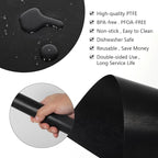 Air Fryer Oven Liners and Mesh Grill Mats Compatible with Ninja Foodi SP101 SP201 SP301，Reusable 12inch Non-Stick Liner for Bottom of Oven and Air Fryer Toaster Oven Mat for Oven