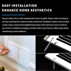 14x8 Vent Cover(Duct Opening Size),Air Return Vent Cover,Flat Vent Cover,Rejillas De Aire Acondicionado para Casa,Return Air Grilles,Outer Dimensions:15.75"Wx9.75"H(14"W x 8"H, Duct Opening)
