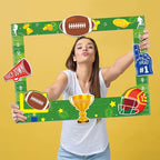 Super Bowl Game Photo Frame Party Supplies Decoration Large Size,Football Sport Game Day Party Supplies