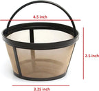 GOLDTONE Reusable 8-12 Cup Basket Coffee Filter fits Black and Decker Makers and Brewers, Replaces your Paper Coffee Filters, BPA-Free