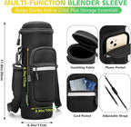 Portable Blender with Insulated Carrying Case & Recipe Book for Shakes and Smoothies, 20 OZ Personal Juicer Electric Protein Shaker Bottle, Mini Small Blender Cup with USB-C Rechargeable, Travel Lid