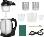 Tribest SB-130 Soyabella, Automatic Soy Milk and Nut Milk Maker Machine, Stainless Steel Large,Silver