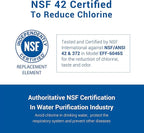 AQUA CREST LT1000PC ADQ747935 Replacement for LG® LT1000P®/PC/PCS ThinQ® Refrigerator Water Filter, LMXS28626S, LFXS26973S, MDJ64844601, ADQ74793501, ADQ74793502 and LT120F® Air Filter, 3 Combo