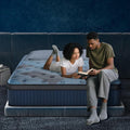 12 Inch Queen Size Mattress in a Box, Medium Firm Hybrid with Lumbar Foam and Zoned Pocket Springs for Pressure Relief and Edge Support