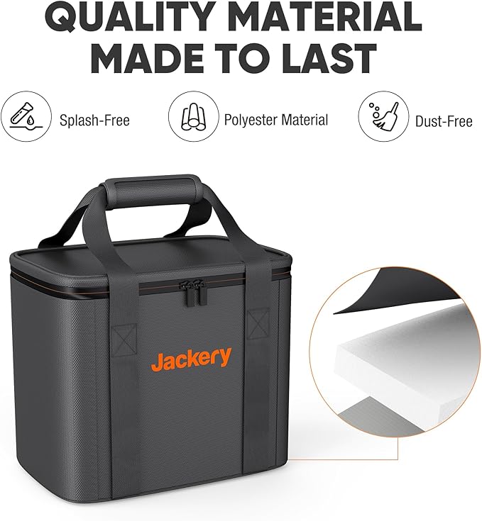 Jackery Portable Power Station Explorer 300 with Carrying Bag, 293Wh Backup Lithium Battery, Solar Generator for Outdoors Camping Travel Hunting Blackout (Solar Panel Optional)