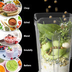 OMMO Blender 1800W, Professional High Speed Countertop Blender with Stainless Steel Blades, 60oz BPA Free Jar for Shakes and Smoothies, Ice and Fruits, Dishwasher Safe