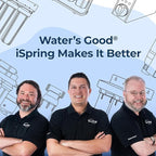 iSpring WGB21B-DS 2-Stage Whole House Water Filtration System, with 10" x 4.5" Sediment CTO(Chlorine, Taste, and Odor) Filter, Anti-Scale polyfilter, 1" Inlet/Outlet