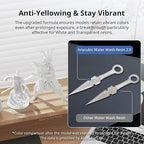 ANYCUBIC Water Washable 3D Printer Resin 2.0 Bundle, 405nm High Precision UV-Curing 3D Resin, Low Shrinkage Photopolymer Resin for LCD Resin 3D Printer (4Packs*1kg Clear, 4kg in Total)