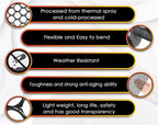 Plastic Wire Mesh Fence, Black Safety Fence Balcony Protection Net 39.3 Inch X 32.8FT Poultry Fence Roll for Garden Chicken Rabbit Construction Barrier(Size:1x20M - Mesh 1.8cm)