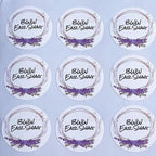 Custom Stickers for Weddings, Birthdays & Businesses - Personalized Labels with Your Logo - Waterproof, Fade and Heat Resistant - Pack of 100-1000 (Wreath G, 4 Inch)