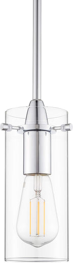 Chrome Pendant Lights Kitchen Island - Small Clear Glass Pendant Light Fixture