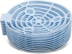 Melon Cradle 10 Pack - Blue, Lightweight, and Reusable Plastic Melon Support for Fruits and Vegetables - Complete with Garden Plant Tie Dispenser