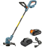 SENIX X2 20 Volt Max* Cordless Grass String Trimmer and Edger Lawn Tool, Detachable Split Shaft, 10-Inch Max Cutting Width, Includes 2.0 Ah Battery and 2A Charger (GTX2-L)