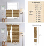 Vintage Western Living Room Curtains 96 Inch Length, Window Curtains Tab Top, Rustic Farmhouse Wooden Grain Barn Door Light Filtering Window Treatments Drapes 52"x96" 2 Panel