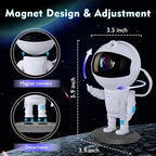 Astronaut Galaxy Projector, Star Projector, Astronaut Light Projector with 8 Colors LED Nebula, Starry Night Light Projector with Remote, Kids Room Decor, Gifts for Kids, Friends, Birthday Game Party