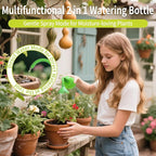 BKSAI Squeeze Bottles for Plants, 11oz Small Watering Can for Succulent, Muti-function Squirt Bottle for Seedling Watering, Wash, tattoo, Cyan