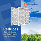 Filters Fast 14x30x1 Air Filter MERV 11, 1" AC Furnace Air Filters, Made in the USA, Actual Size: 13.75"x29.75"x0.75, 6 Pack