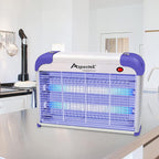 ASPECTEK 20W Indoor Bug Zapper, Powerful UV Bugs Lamp Attract Insects and 2800V Grid Kills Flying Insects, Includes 2 Replacement Insect Killer Lights