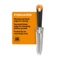 Fiskars Steel Garden Knife, Multi-Purpose Weed Puller Gardening & Yard Tool