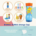 Uncle Bubble Confetti Bubbler 2 Sets - Kiddo Bubble Blower | Make Thousands of Tiny Bubble in One Breath with World Record Best Bubble Solution