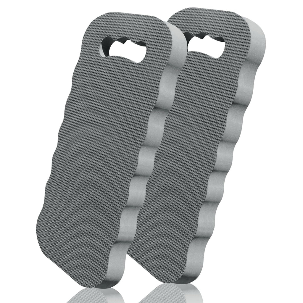 Altdorff Thick Kneeling Pad 2 Pack, Waterproof,Comfortable Garden Kneeling Pads Stain Resistant, Multi-Functional Kneeler Pad for Gardening, Baby Bath, Yoga, Praying and Exercise (Deep Grey)