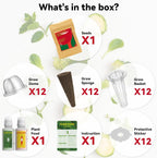 inbloom Fruit Seed Pod Kit for for AeroGarden, Ahopegarden Hydroponics Growing System, 12-Pods (350 Seeds+, Include Red Cherry Tomato, Golden Cherry Tomato, White Strawberry, and Red Strawberry)