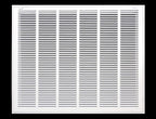 HVAC Premium 34 x 24 Duct Opening Steel Return Air Filter Grille, for 1-inch Filter, Removable Door, Flat Stamped HVAC Vent Cover Grille, Outer Dimensions 36.5 x 26.5