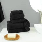 Chakir Turkish Linens Luxury Spa and Hotel Quality Premium Turkish Cotton 6-Piece Towel Set (2 x Bath Towels, 2 x Hand Towels, 2 x Washcloths)