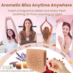 4-in-1 Portable Air Purifier HEPA Filter, Aroma, Ionizer & Mini Fan – USB-C Desktop Air Cleaner for Smoke, Pollen, Dander, Odors – 5 Colors for Bedroom, Office, Baby, Pets, Travel (Warm Beige)