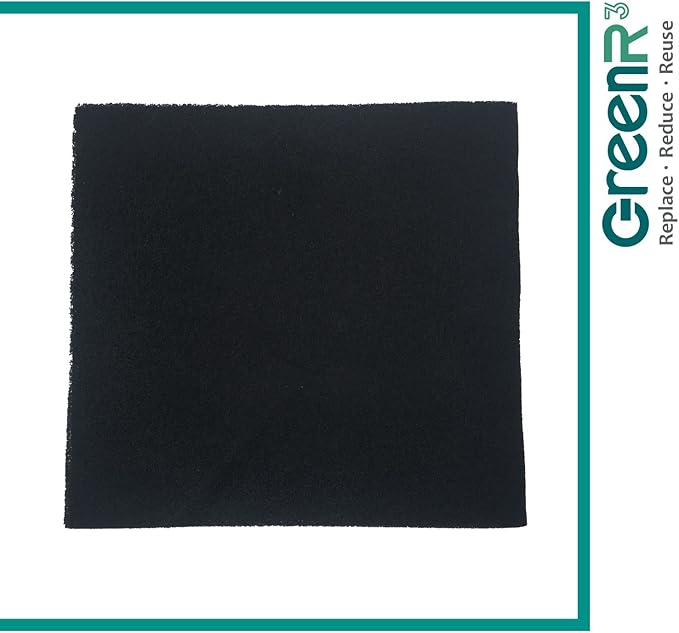 1 Pack Pass Carbon Pad 16" x 48" for Air Filter Charcoal Table Fits Air Purifier Range Hoods Oven Filter Removes Odor VOC Parts Accessories Replacement Replenishment and More